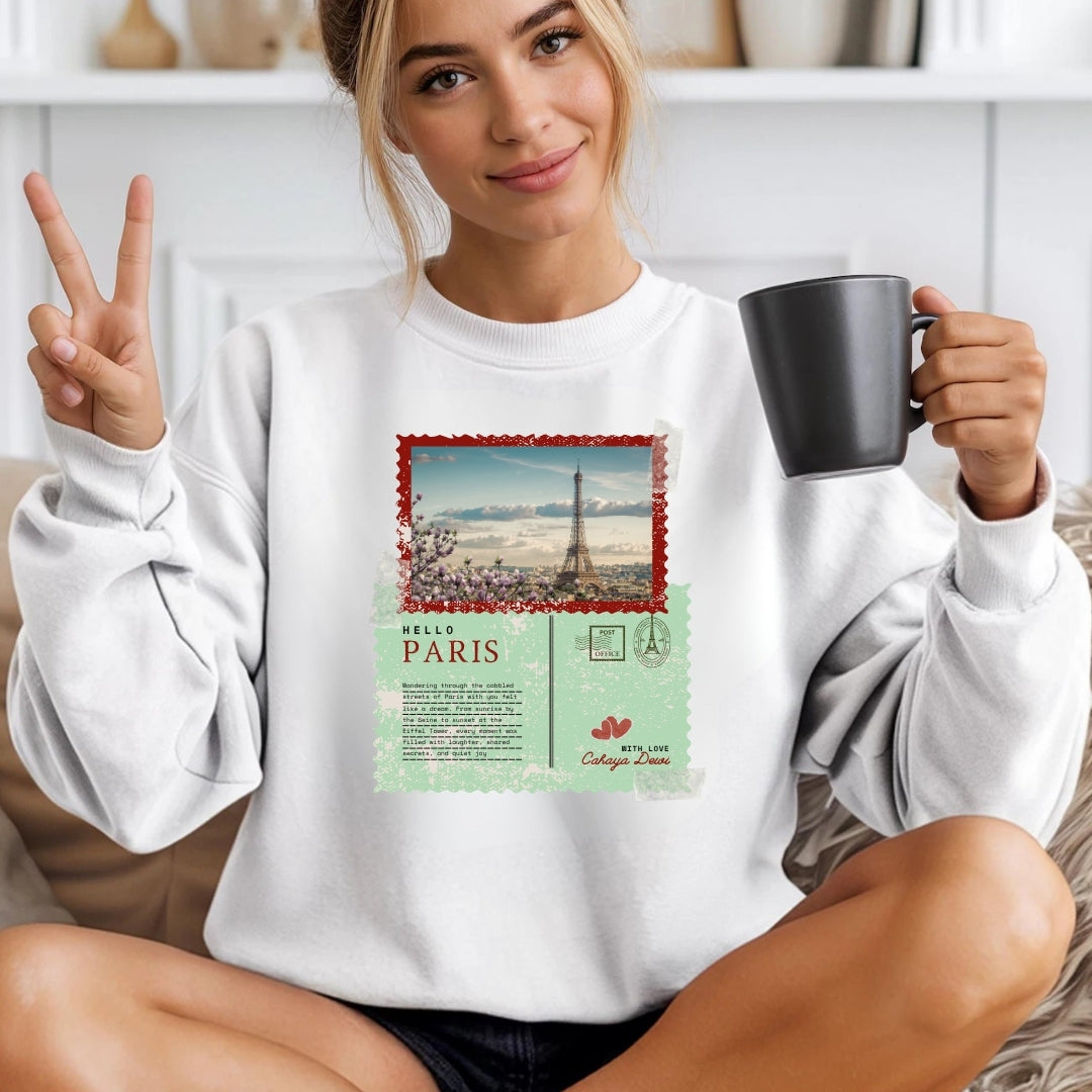 Bluza BUMBAC 100% Mon Paris 3